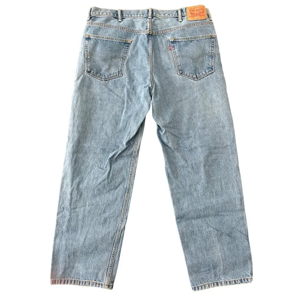 Levi’s 550 Men’s Relaxed Fit Baggy 90s Dad Jeans Medium Wash 40 x 30
